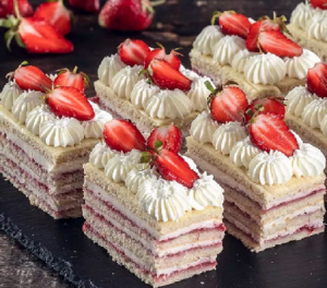 Strawberry Lemon Layer Cake