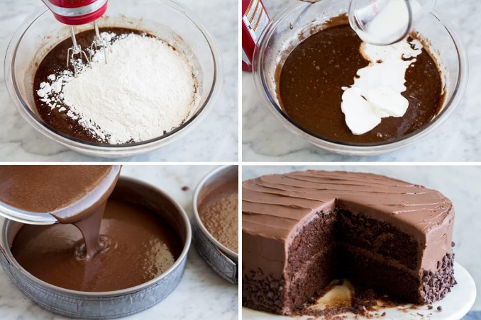 Chocolate Cake with Chocolate