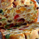 FRUIT CAKE WITH NUTS AND APRICOTS