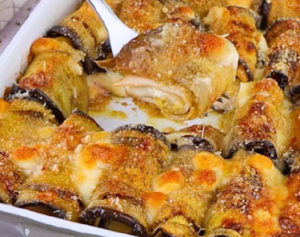 Eggplant Rolls Stuffed