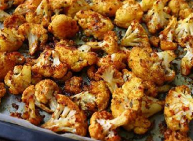 Crispy cauliflower from the oven