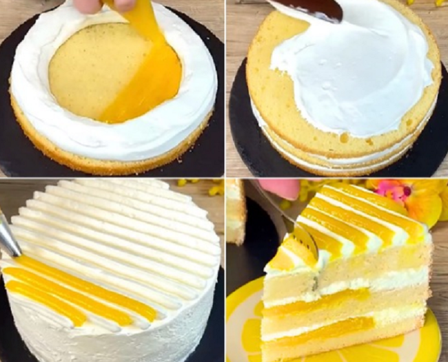 Soft lemon cake