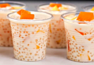 Mango sago drinks