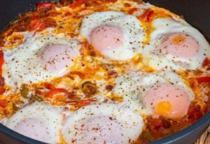 Skillet Egg and Pepper