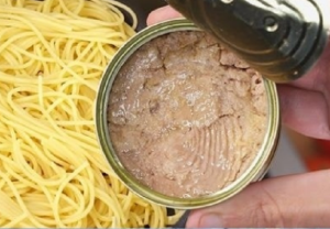 Spaghetti with tuna