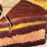 Chocolate cake with double filling