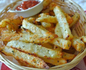 Baked Garlic Parmesan Fries