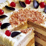 Cinnamon-almond cake