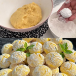 Lemon cookies that melt in your mouth with 200 g flour