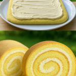 The Easiest and Best Taste Vanilla Swiss Cake Roll Recipe! Melt in your mouth!