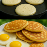 Super Soft Egg and Milk Vanilla Pancakes