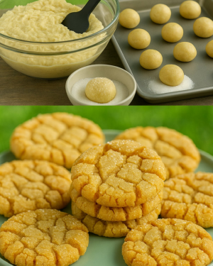 Crinkly Crackly Butter Toffee Sugar Cookies