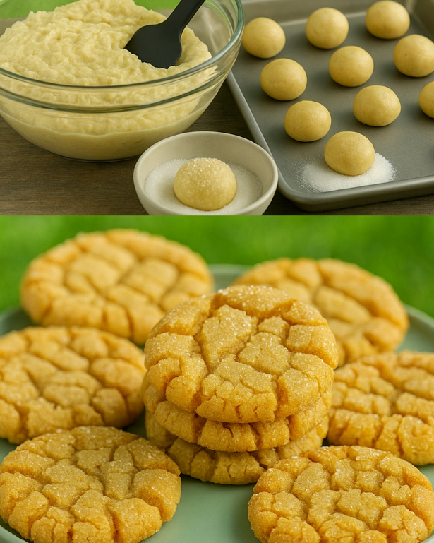 Crinkly Crackly Butter Toffee Sugar Cookies