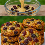 Healthy Oat Cookies With Dried Fruit & Nuts Recipe