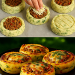 Stuffed Mashed Potato Nests