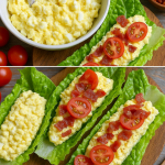 BLT Egg Salad Lettuce Wraps
