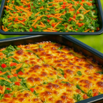 These vegetables taste better than pizza! Very tasty and quick! Dinner recipes