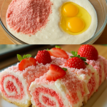 Strawberry Shortcake Cheesecake Rolls
