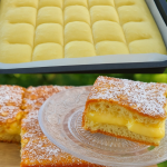 A delicious cake filled with lemon cream. Melts in your mouth. Perfect for guests!