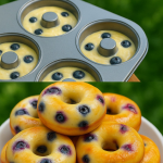 Keto Blueberry Donuts – Low-Carb Sweet Bliss!