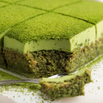 Matcha Condensed Milk Pound Cake