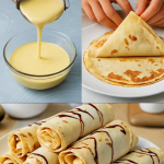 Quick & Easy Cream-Filled Crepes
