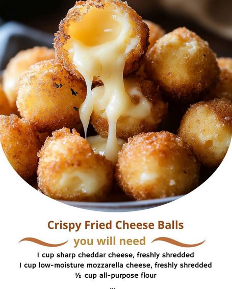 Crispy Fried Cheese Balls