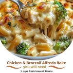 Chicken & Broccoli Alfredo Bake