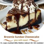 Brownie Sundae Cheesecake
