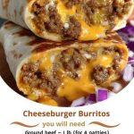 Cheeseburger Burrito